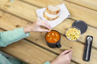 Brabantia Make & Take bestekset 3-delig dark grey