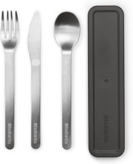 Brabantia Make & Take bestekset 3-delig dark grey