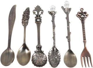 Bronze Dessert Fork Set