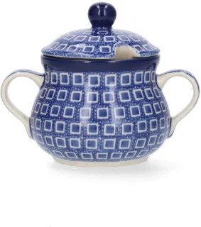 Bunzlau Castle Suikerpot Blue Diamond 200 ml