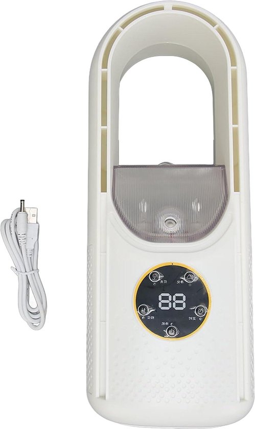 Bureauventilator Draagbaar Bladloos 118 Inch DC 5V 2A