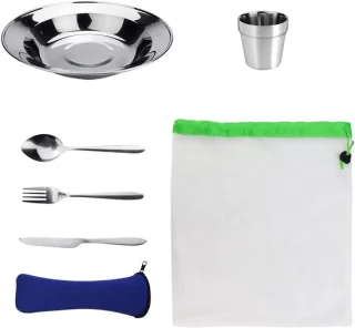 Camping bestek set