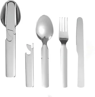 Camping bestek set van 4 stukken