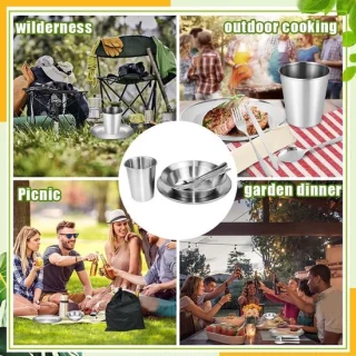 Camping bestekset 8-in-1