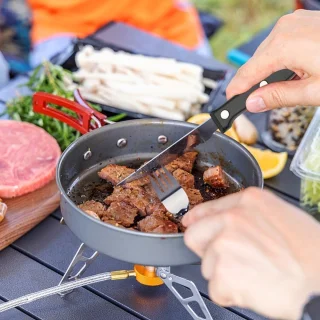 Campingbestekset 20-delig (dubbel) - Zilver