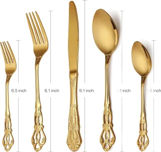 Candala Bestekset 20-delig (4 personen) - Goud