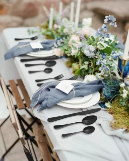 Candala - Bestekset 60-delig voor 12 personen, zwart