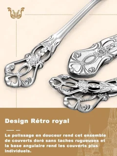Candala Retro Gold 24-delige bestekset voor 6