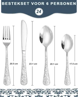 Candala - Vintage bestekset 24-delig (6-persoons)