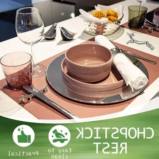 Chopsticks en bestekhouders: 4 stuks robuuste legering voor sofas en decoratieve accessoires
