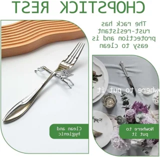 Chopsticks en bestekhouders: 4 stuks robuuste legering voor sofas en decoratieve accessoires