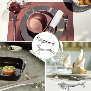 Chopsticks en bestekhouders: 4 stuks robuuste legering voor sofas en decoratieve accessoires