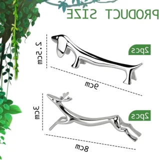 Chopsticks en bestekhouders: 4 stuks robuuste legering voor sofas en decoratieve accessoires