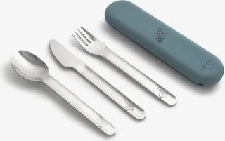 Citron Bestekset Kids Spaceship Dusty Blue