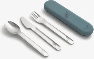 Citron Bestekset Kids Spaceship Dusty Blue