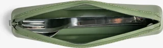 Citron Kinderbestekset met siliconen etui Green
