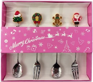 Clayre & Eef dessert bestek set 4