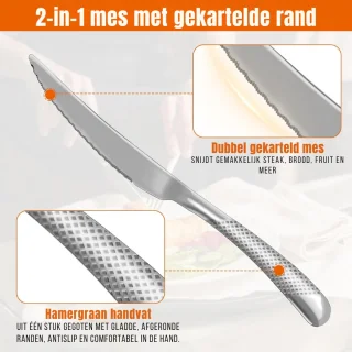 Wat vinden we goed aan de CLVP® Bestekset 8-delig