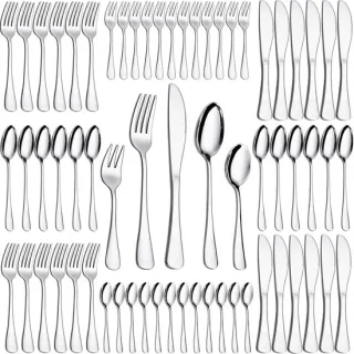 CLVP® bestekset 8 persoons, rvs, zilver