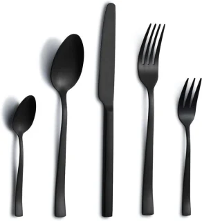 Complete Bestekset 30-delig (6 personen) RVS Zwart