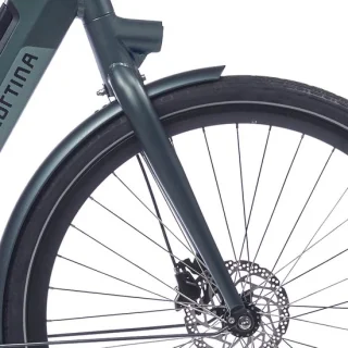 Cortina E-Nite Voorvork Dark Green Matt