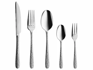 Corzetti bestekset, 30-delig, zilver, roestvrij staal