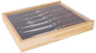Cosy & Trendy Couteaux & Co Steakmessen Walnoothandvat 6-pack 12cm