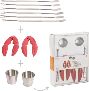 Cosy&Trendy Kreeft 10-delig bestekset 6 persoons