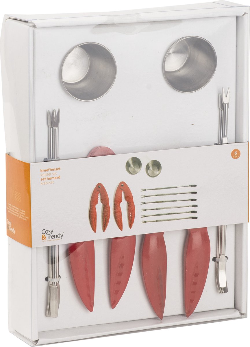 Wat vinden we goed aan de Cosy&Trendy Kreeft 10-delig bestekset 6 persoons