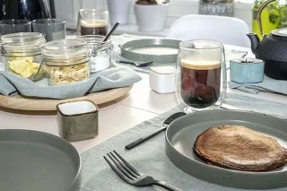 Cosy&Trendy Retro Bestekset 24-delig Zwart