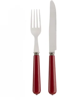 Cote Table Lucie Rood Bestekset