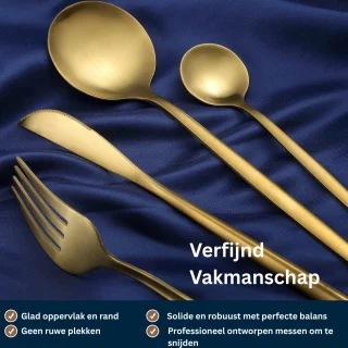 CRLYN Bestekset 12-delig RVS Goud