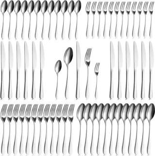 CRLYN® bestekset 12 persoons RVS zilver