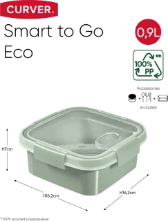 Curver Smart To Go Eco Lunchbox 0.9L kunststof