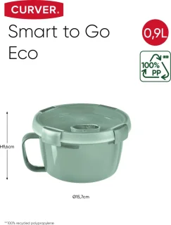 Curver Smart To Go Eco Soepkom 0,9L Groen