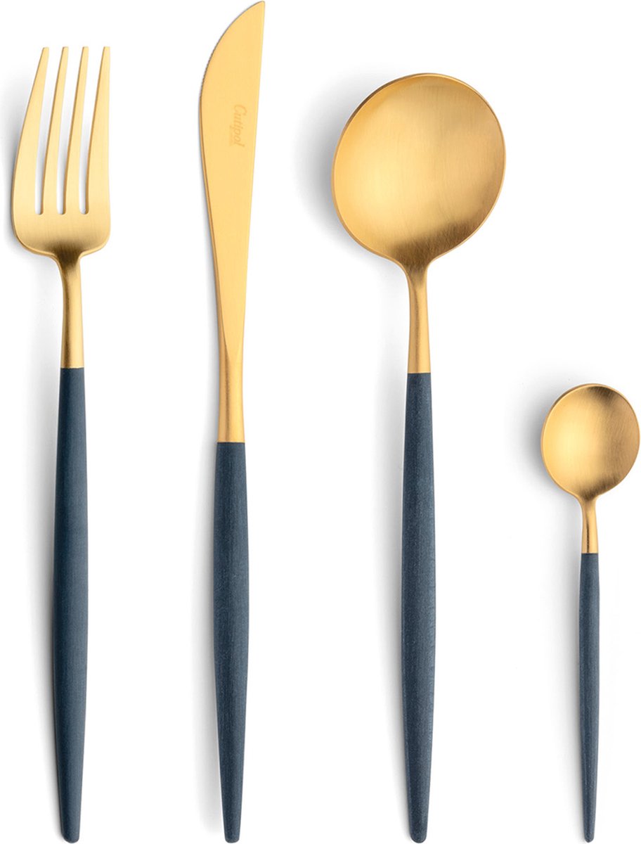 Cutipol Goa Bestekset 24-delig Blauw/Goud