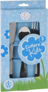 Cutlery for Kids bestekset beer 6-delig RVS zilver