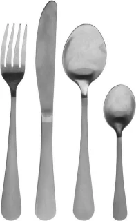 Cutlery Satin Steel 24-Piece Set