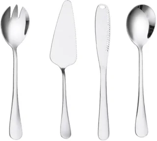 Dailygoods 4-delige roestvrijstalen bestekset