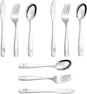 Dailygoods - 9-delig kinderbestekset dinosaurussen