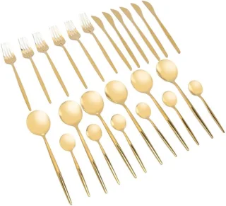 Dailygoods bestekset 24-delig goud