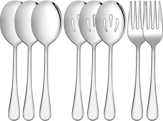 Dailygoods bestekset 8 delen zilver