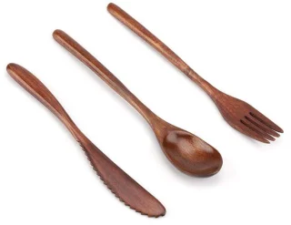 Dailygoods Dailygoody Japans natuurlijk houten servies set