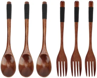 Dailygoods houten lepel en vork
