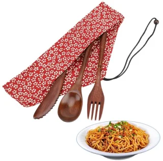Dailygoods houten lepel en vork