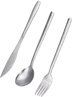 Dailygoods iBasingo titanium bestekset (Ti1055T-kristallijn zilver)