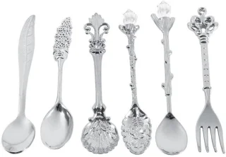 Dailygoods lepels/vork bestekset 6 stuks