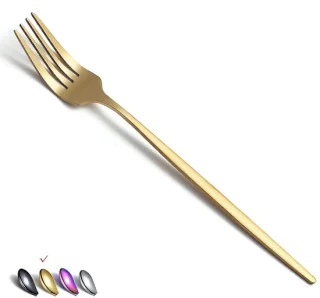 Dailygoods tafelvorken goud 6 stuks