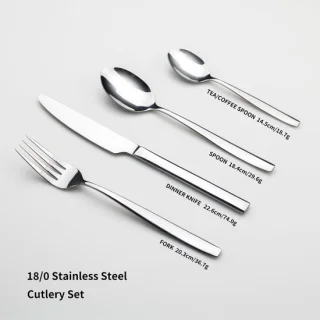 Dailygoods zilverwerk set 16-delig 4-persoons bestekset