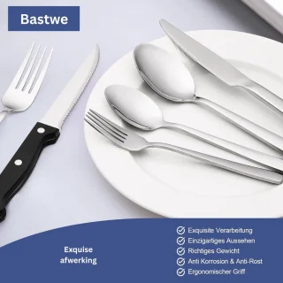 DailySupplies® Bestekset 12-delig RVS Zilver